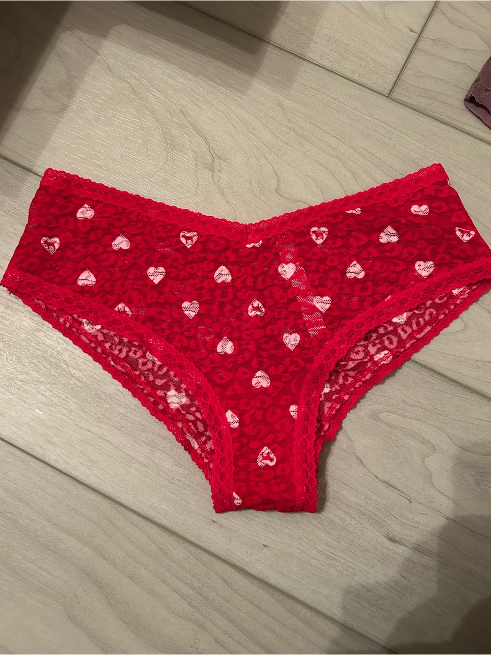Heart Print Bikini Bottoms